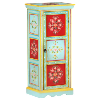 vidaXL Dulap înalt vopsit manual, 40x30x90 cm, lemn masiv de mango