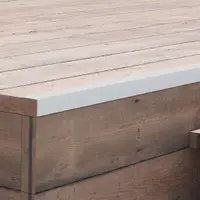 vidaXL Margini cornier pentru podea 5 buc. argintiu 170 cm aluminiu