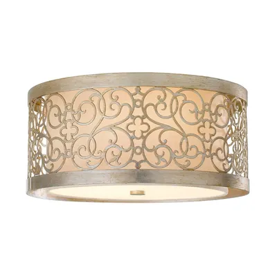 Corp de iluminat decorativ pentru exterior, Arabesque 2 Light Flush Light