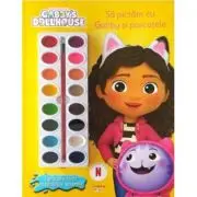 Gabby's Dolhouse. Sa pictam cu Gabby si pisicutele. Carte de colorat cu pensula si acuarele