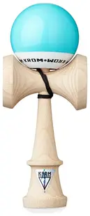 Joc de dexteritate din lemn KROM Kendama - Pop Kendama, albastru