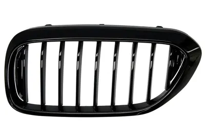 Grila radiator Stanga potrivit BMW 5 (G30, F90), 5 (G31) 1.6-4.4 dupa 2016 - (negru lucios)