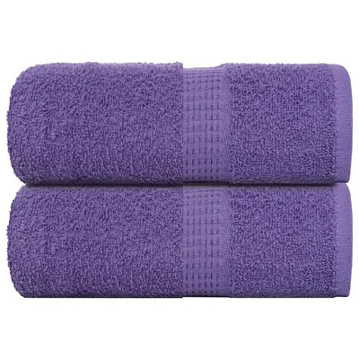 vidaXL Prosoape de oaspeți, FROGN, 2 buc, violet, 30x50 cm, 360 g/m²