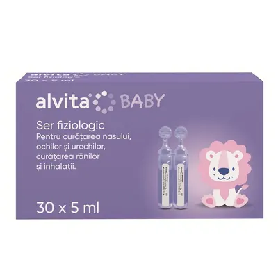 Alvita Baby ser fiziologic, 30 x 5 ml