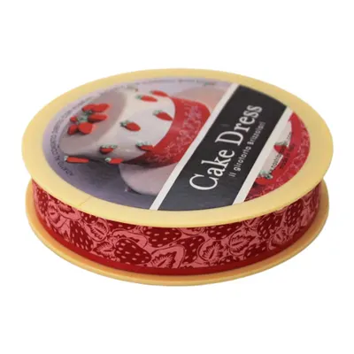 Bandă Decorativă Cake Dress, Fruits Căpșuni, 20 m