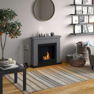 Frode Solid Grey Semineu cu bioetanol FreeFlame