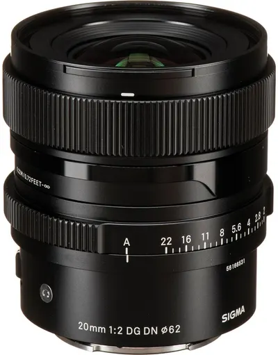 Obiectiv Sigma - 20mm, f/2 DG DN Contemporary, Sony E-Mount