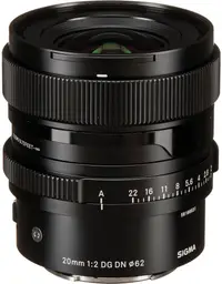 Obiectiv Sigma - 20mm, f/2 DG DN Contemporary, Sony E-Mount