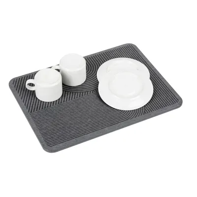 Scurgător de vase gri din diatomit 40x30 cm Damon – Wenko