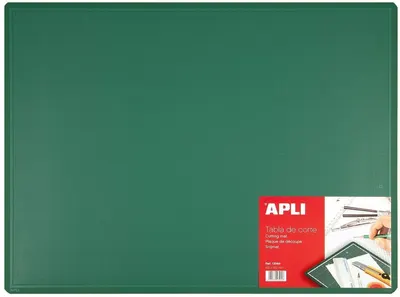 Pad de taiat APLI - Verde, 600 x 450 x 2 mm (A2)