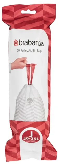Sac de gunoi Brabantia - PerfectFit Sort&Go/Bo, mărimea J, 20 - 25 l, 20 buc