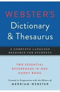 Webster's Dictionary & Thesaurus