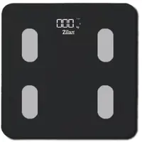 Cantar Electronic Persoane, Negru, 28 x 28 cm, Capacitate Maxima 180 kg, Sticla