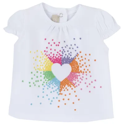 Tricou copii Chicco, Alb, 00002-64MFCO