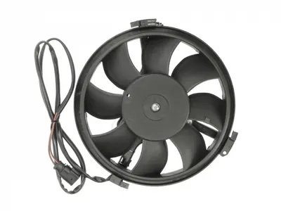 Ventilator radiator Dreapta (cu carcasa) potrivit AUDI A4 B5, A4 B6, A6 C5, A6 C6, A8 D3; VW PASSAT B5, PASSAT B5.5, SHARAN 1.6-6.0 11.94-03.11