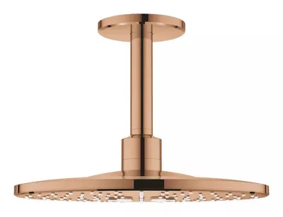 Dus fix Grohe SmartActive 310 mm, 26477DA0, montare pe tavan, 2 functii, 310 mm, necesita valva, Cupru lucios
