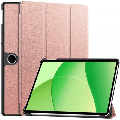 Husa pentru OnePlus Pad Lite / Oppo Pad SE, Techsuit, FoldPro, Roz Aurie