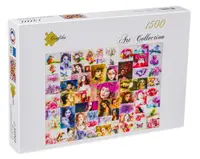 Puzzle Grafika din 1500 de piese - Femei