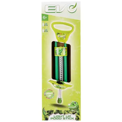 Pogo Stick cu lumini, Evo, Dinozaur