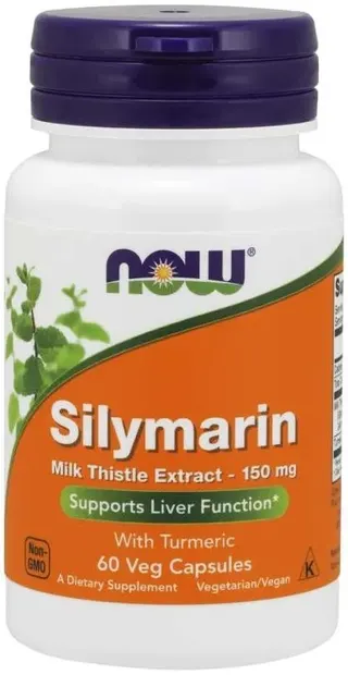 Silymarin, 150 mg, 60 capsule vegetale, Now