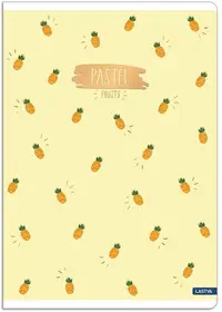 Caiet Lastva Pastel - A5, 52 de foi, randuri late, cu 2 campuri, sortiment
