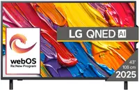 Televizor smart LG - 43QNED82A3B, 43'', 4K, QNED Dynamic, HDR10, 7 AI Gen8, negru