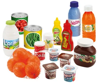 Set de joaca Ecoiffier - Produse alimentare, 20 piese