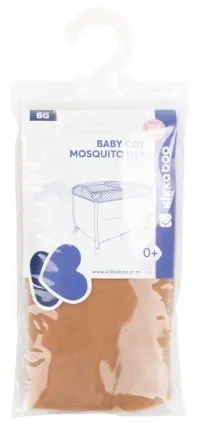 Plasa anti-insecte pentru patut copii Kikka Boo - 60 х 120 cm, bej