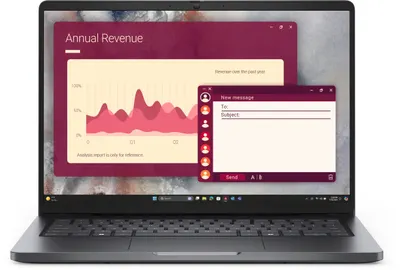 Laptop Dell - Pro PC14250, 14'', FHD+, Ultra 5, 16GB/1TB, Platinum