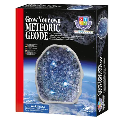 Set educativ, Eastcolight, Creeaza o geoda meteorica, Albastru