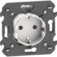 Priza conectata standard german 16A 2 module Bticino Living Now KW4141AC, alb