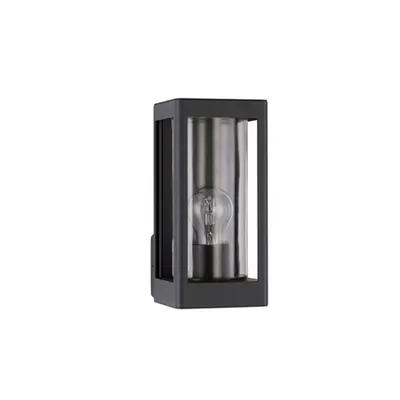Aplica FIGO Inchis Anthracit Aluminum & Sticla clara LED E27 1x12 Wat 110-240 Volt Fara bec IP54