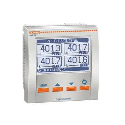 Flush-Mount Lcd Multimeter, Expandable, Graphic 128x80 Pixel Lcd, Auxiliary Supply 100-440vac/110-250vdc. Multilanguage: English, Czech, Polish, German and Russian
