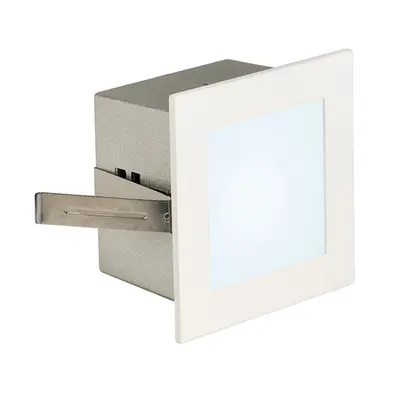 Spot incastrat, FRAME BASIC Wall lights, white recessed fitting, LED, 4000K, square, matt white, incl. leaf springs,