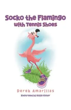 Socko the Flamingo with Tennis Shoes