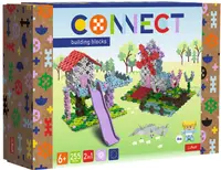 Mini constructor 3 in 1 Trefl Connect - Căsuță în copac/moară de vânt, 255 de piese