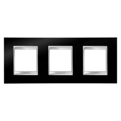 Placa ornament CProiector HORUS LUX international - IN TECHNOPOLYMER - 2+2+2 modul HORIZONTAL - TONER BLACK - CProiector HORUS