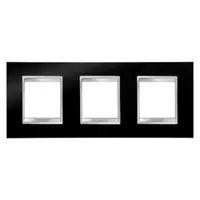 Placa ornament CProiector HORUS LUX international - IN TECHNOPOLYMER - 2+2+2 modul HORIZONTAL - TONER BLACK - CProiector HORUS