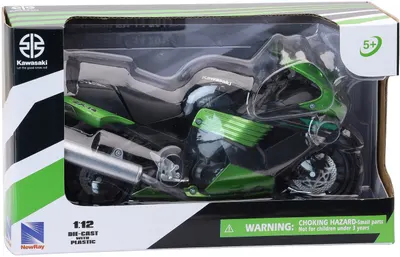 Jucărie pentru copii Newray - Motocicletă Kawasaki ZX-14R, 1:12