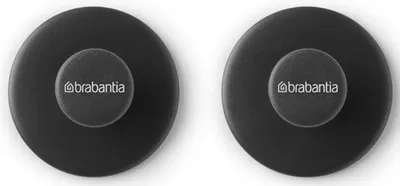 Set cuiere pentru prosoape Brabantia - ReNew, 2 buc, Dark Grey