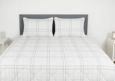 Pilota de vara Grid Confort Somnart matlasata din microfibra 180 x 200 cm, 250 g