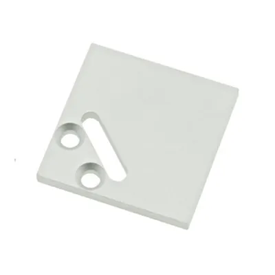 Profile end cap SPL square with longhole incl. screws