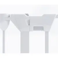Tarc de siguranta modular cu 3 panour metal alb Noma N94054