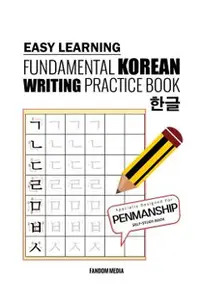 Easy Learning Fundamental Korean Writing Practice Book