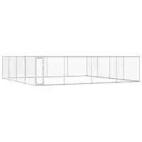 Gossi padoc pentru caini de exterior, 760x760x185 cm, otel galvanizat