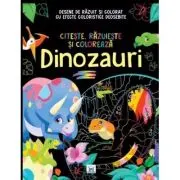 Citeste, razuieste si coloreaza. Dinozauri