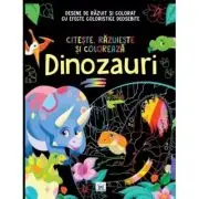 Citeste, razuieste si coloreaza. Dinozauri