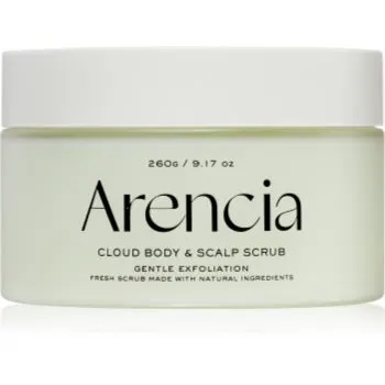 Arencia Fresh Cloud Geranium & Primrose crema delicata pentru exfoliere pentru corp si par