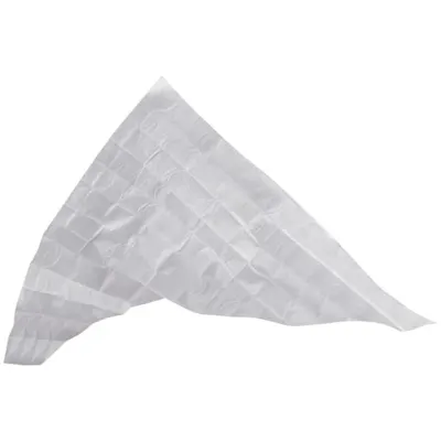 Set 4 x 2 Bandaj Triunghiular 96 x 96 x 136 cm, Alb, din Material Netesut, Prima