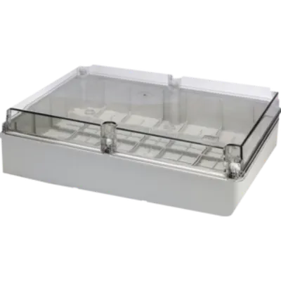 Doza aparenta cu capac transparent LID - IP56 - dimensiuni interioare 460X380X120 - WITH SMOOTH WALLS